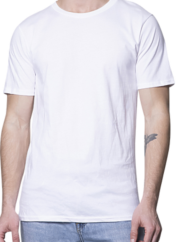 Bamboo Organic Cotton Tee White