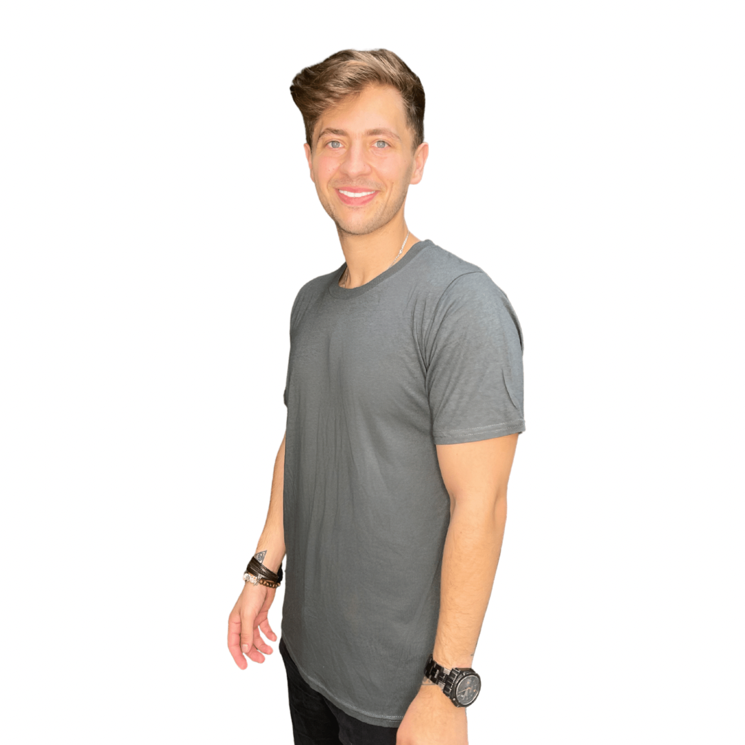 Bamboo Organic Cotton Tee Grey