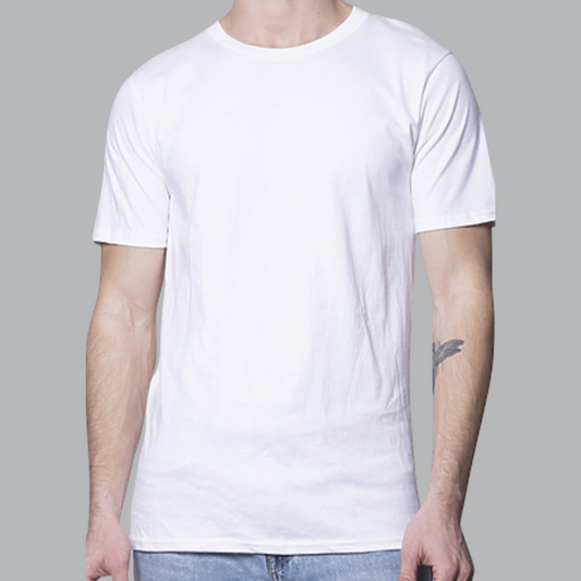 Bamboo Organic Cotton Tee White